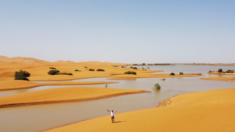 El_Desierto_del_Sahara_Florece__Lluvias_Raras_Crean_Impresionantes_Lagunas_Azules____