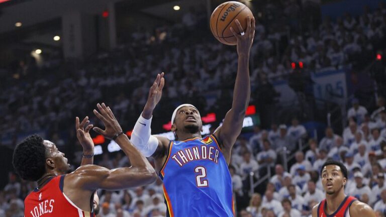 El Thunder domina a los Pelicans con victoria de 124-92 en el Juego 2 🏀🔥 El_Thunder_domina_a_los_Pelicans_con_victoria_de_124_92_en_el_Juego_2___
