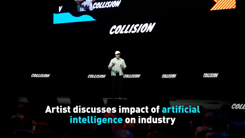 El_artista_Timothy_Goodman_discute_el_impacto_de_la_IA_en_el_arte_en_Collision_2024_en_Toronto video poster