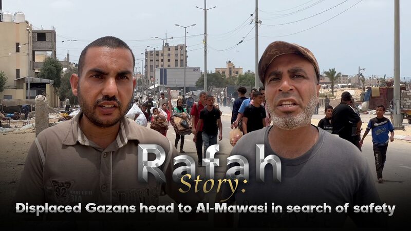 En_busca_de_seguridad__los_gazati_es_huyen_a_Al_Mawasi_en_medio_del_conflicto_en_curso video poster