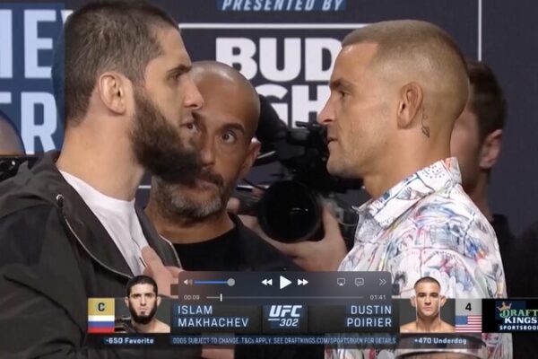 🔥 Makhachev enciende al público antes del duelo en UFC 302 contra Poirier 🔥 __Makhachev_enciende_al_pu_blico_antes_del_duelo_en_UFC_302_contra_Poirier__ video poster