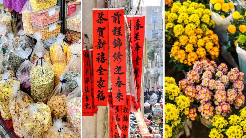 __Tradiciones_Vibrantes__Snacks__Pareados_y_Flores_en_el_Festival_de_Primavera_en_Hainan
