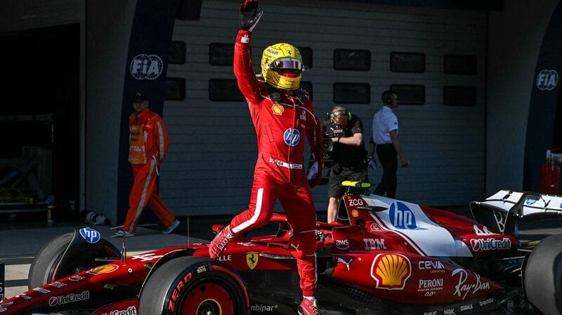 Hamilton consigue su primera victoria en la sprint de Ferrari en Shanghái