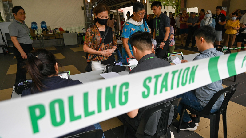 Los registros electorales de Singapur están abiertos para inspección pública
