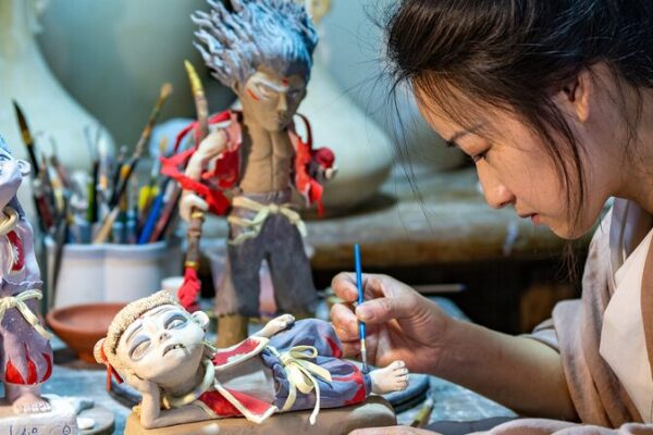 Ne Zha 2 inspira arte en la aldea de Zhejiang Ne_Zha_2_inspira_arte_en_la_aldea_de_Zhejiang