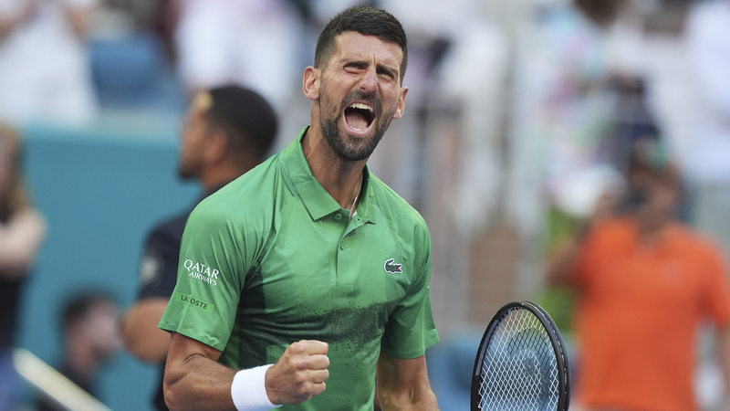 Djokovic establece récord como el semifinalista de ATP Masters más viejo en Miami