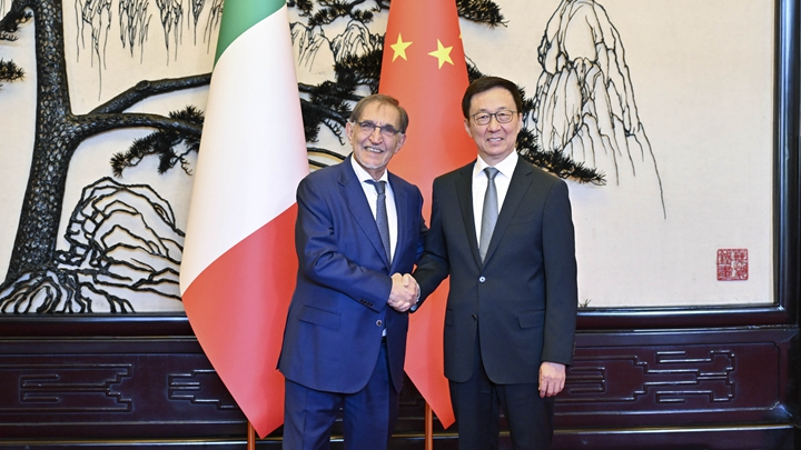 Han Zheng se reúne con La Russa para fortalecer lazos Italia-China en el 55.º aniversario