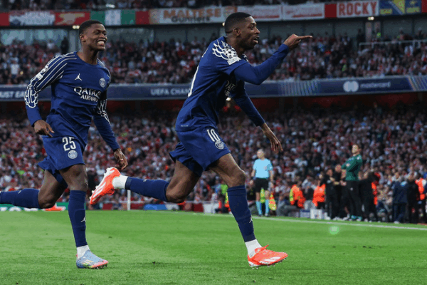 El temprano gol de Dembélé impulsa al PSG sobre el Arsenal El temprano gol de Dembélé impulsa al PSG sobre el Arsenal