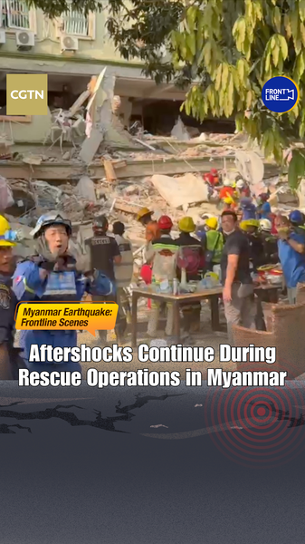 Esfuerzos de rescate en Myanmar ante persistentes réplicas video poster