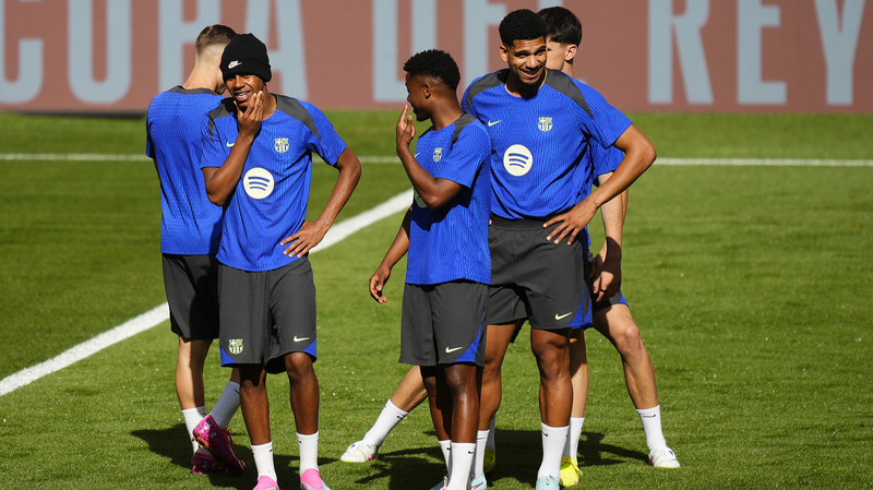 Los jóvenes de Barcelona listos para enfrentarse al Real Madrid en la final de la Copa del Rey