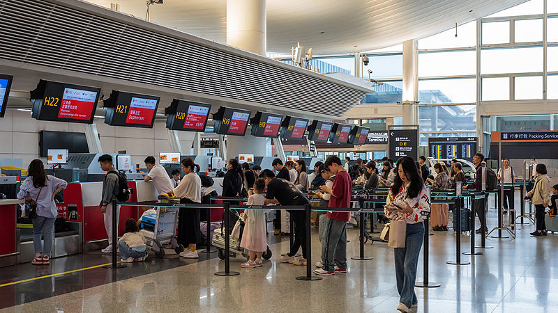 Viajes aéreos récord durante el feriado del Día del Trabajo en China!