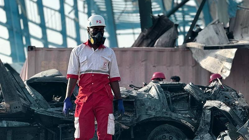 70 muertos en una gran explosión en el puerto de Bandar Abbas en Irán