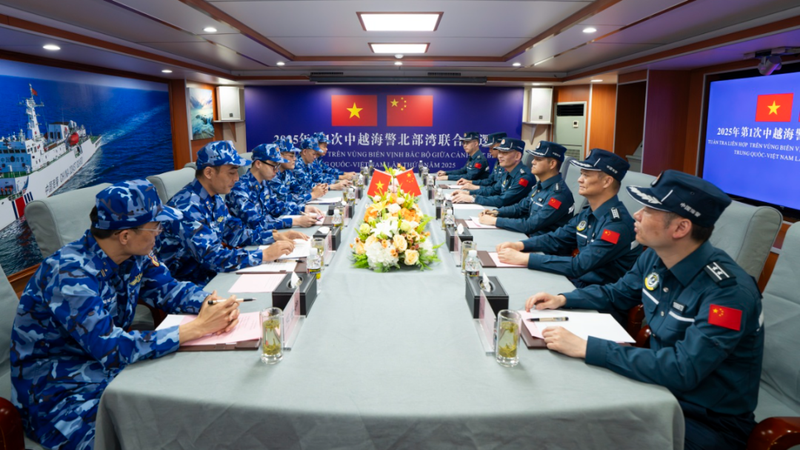 Patrulla conjunta en el golfo de Beibu fortalece la seguridad marítima Patrulla conjunta en el golfo de Beibu fortalece la seguridad marítima