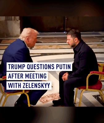 Encuentro histórico en Roma: Trump y Zelenskyy buscan paz en Ucrania Encuentro histórico en Roma: Trump y Zelenskyy buscan paz en Ucrania video poster