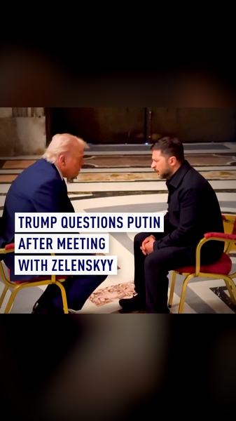 Encuentro histórico en Roma: Trump y Zelenskyy buscan paz en Ucrania video poster