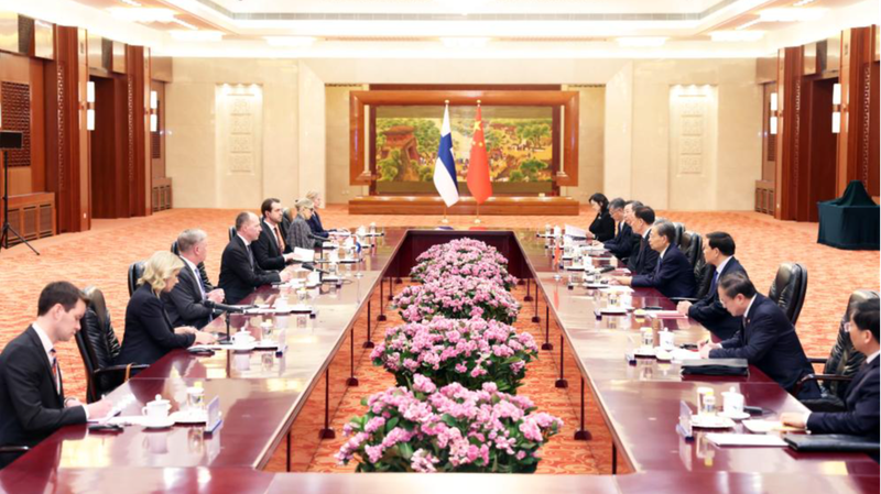 Las conversaciones entre China y Finlandia allanan el camino para una nueva era de cooperación