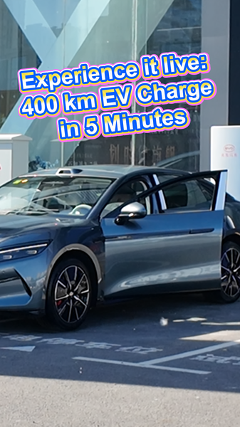 Carga revolucionaria de vehículos eléctricos: ¡400 km en 5 minutos! video poster