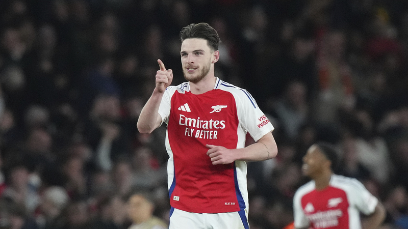¡La magia de los tiros libres de Rice impulsa al Arsenal a un triunfo por 3-0!