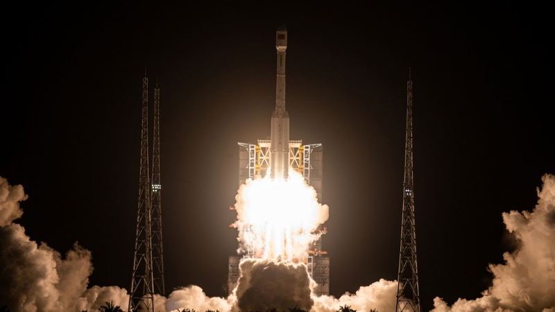 ChinaSat-3B de China se Eleva en la 577ª Misión Larga Marcha