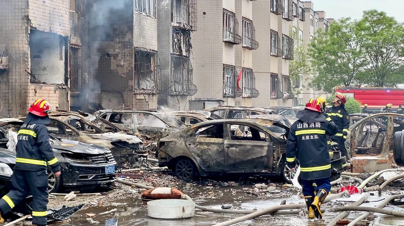 Explosión en Taiyuan: Impacto comunitario y rescate rápido Explosión en Taiyuan: Impacto comunitario y rescate rápido video poster