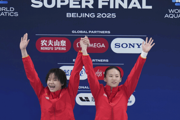 China arrasa con 5 oros en la Súper Final de la Copa Mundial de Clavados