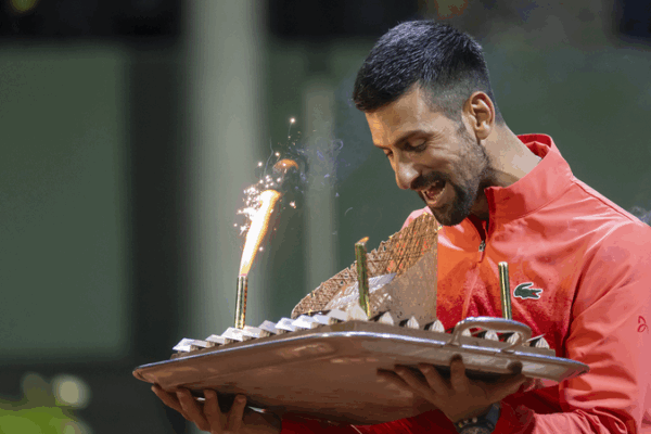 Djokovic brilla en su 38º cumpleaños en el Abierto de Ginebra Djokovic brilla en su 38º cumpleaños en el Abierto de Ginebra