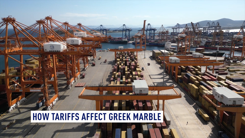 Perdiendo Sus Mármoles: La Guerra Comercial Amenaza la Icónica Industria de Grecia Perdiendo Sus Mármoles: La Guerra Comercial Amenaza la Icónica Industria de Grecia video poster