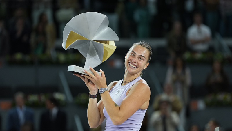 Sabalenka domina a Gauff en el Abierto de Madrid para conquistar su vigésimo título