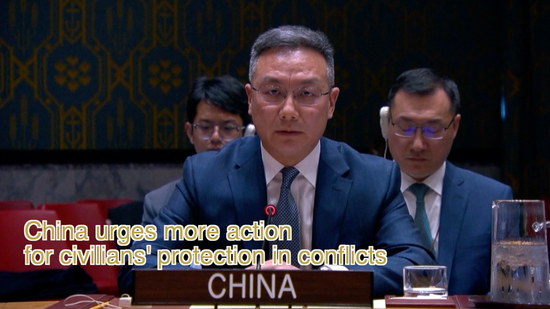 China insta a una acción global para proteger a los civiles en zonas de guerra video poster