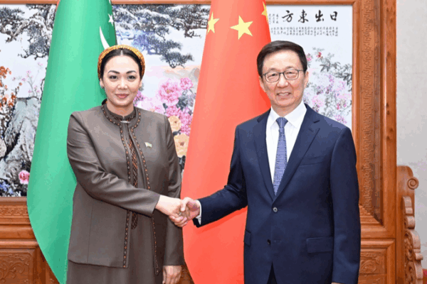 El vicepresidente de China fortalece lazos con la Asamblea de Turkmenistán