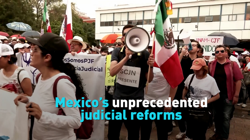 La histórica reforma judicial de México: una nueva era para los tribunales video poster