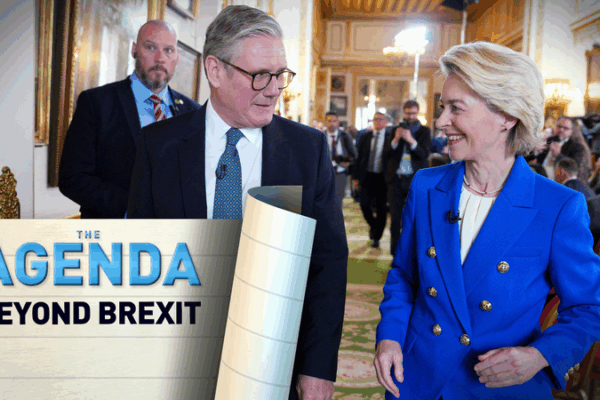 El Reino Unido y la UE firman histórico acuerdo comercial en el 'Brexhale' post-Brexit video poster