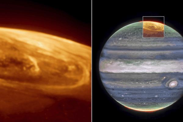 El telescopio Webb de la NASA captura impresionantes auroras de Júpiter El telescopio Webb de la NASA captura impresionantes auroras de Júpiter