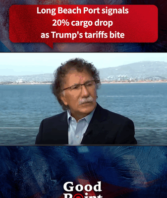 El puerto de Long Beach enfrenta una caída del 20% en la carga debido a tensiones arancelarias video poster