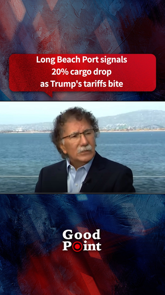 El puerto de Long Beach enfrenta una caída del 20% en la carga debido a tensiones arancelarias video poster