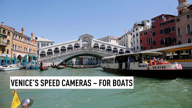Venecia presenta cámaras de velocidad para la seguridad de los canales video poster