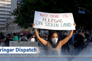 Disturbios en Los Ángeles: Residentes se pronuncian en medio de enfrentamientos video poster