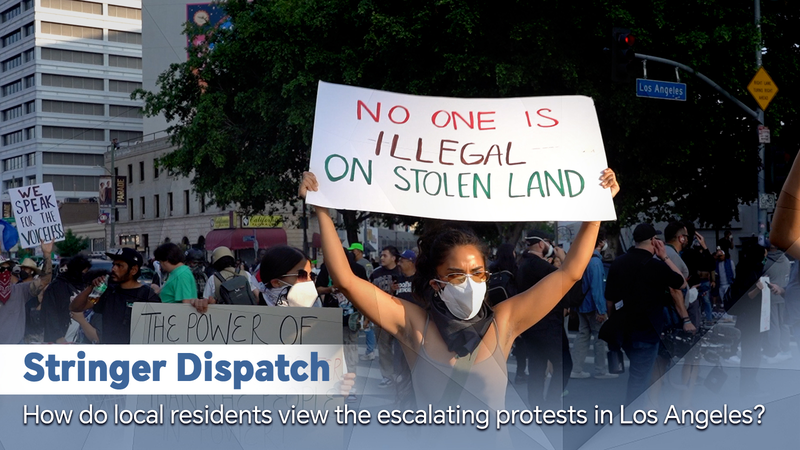 Disturbios en Los Ángeles: Residentes se pronuncian en medio de enfrentamientos video poster