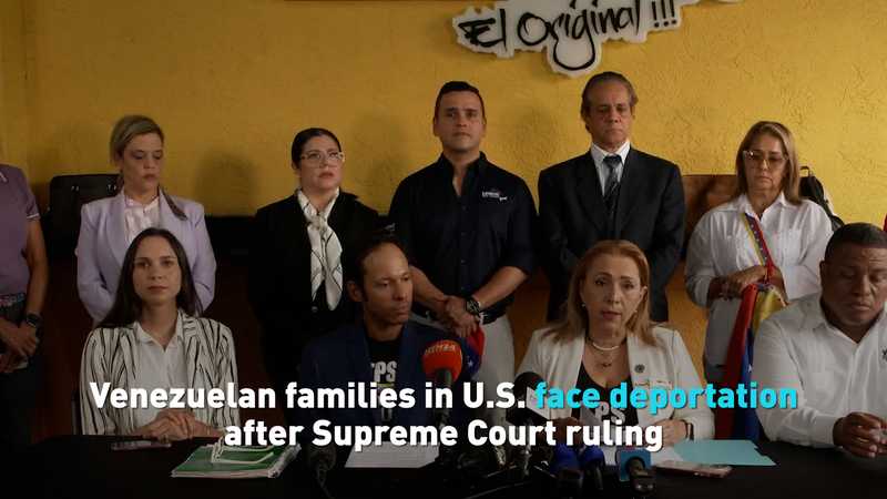 El fallo de la Corte Suprema de EE.UU. pone en riesgo la deportación de familias venezolanas El fallo de la Corte Suprema de EE.UU. pone en riesgo la deportación de familias venezolanas video poster