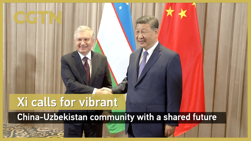 Xi pide una comunidad vibrante entre China y Uzbekistán en cumbre de Astana video poster