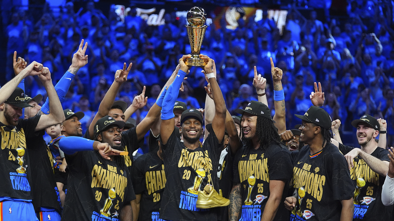 SGA coronado MVP de las Finales de la NBA mientras Thunder sellan el título