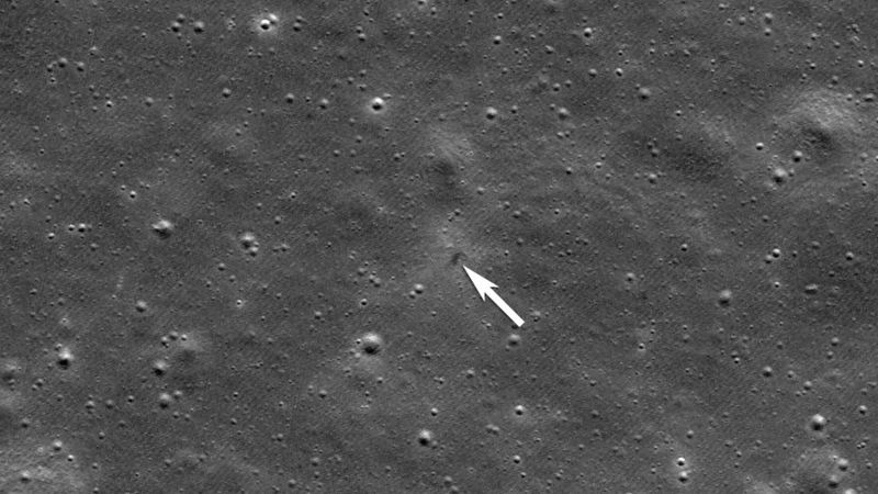 NASA captura el sitio del accidente del módulo lunar Resilience, basado en Tokio
