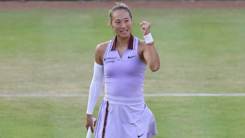 La olĂmpica Zheng Qinwen brilla en Queen’s Club La olĂmpica Zheng Qinwen brilla en Queen's Club