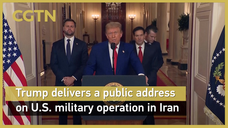 Trump declara que el ataque 'espectacular' a Irán fue un éxito video poster
