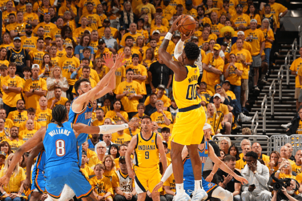 Los Pacers aseguran ventaja de 2-1 en las Finales de la NBA con victoria en el Juego 3 contra el Thunder Los_Pacers_aseguran_ventaja_de_2_1_en_las_Finales_de_la_NBA_con_victoria_en_el_Juego_3_contra_el_Thunder