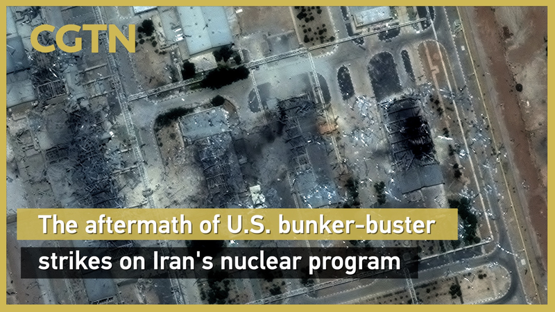 Ataque de Búnker-Buster de EE. UU.: Impacto Incierto en Sitios Nucleares de Irán video poster
