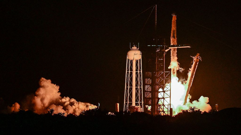 SpaceX Crew Dragon 'Grace' lanza histórica misión Ax-4