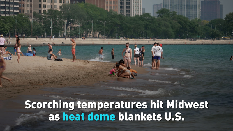 Cúpula de calor abrasadora azota el medio oeste y sur de EE. UU. video poster