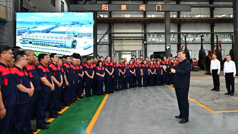 Xi Jinping inspira innovación en planta de válvulas en Shanxi 🚀