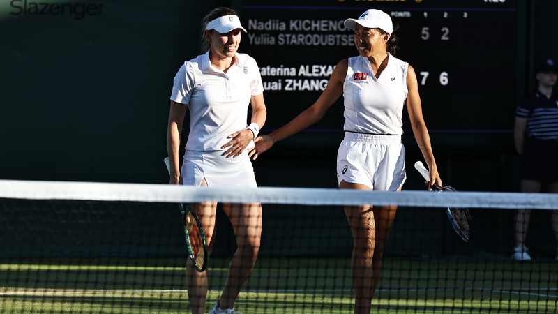 Zhang y Alexandrova avanzan a la última ronda de 32 en Wimbledon; Wang y Zheng eliminadas